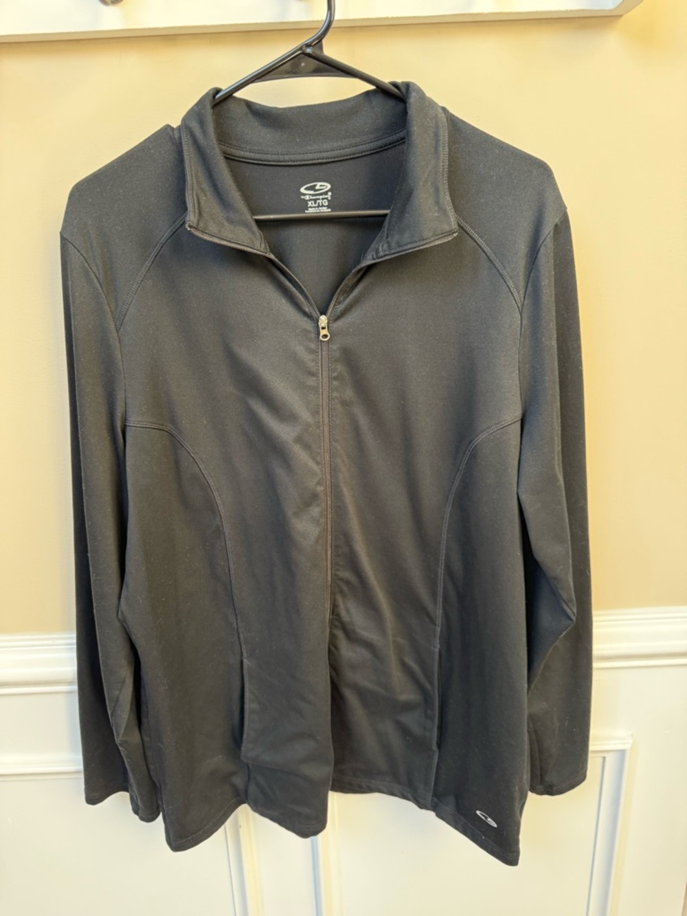Champion Black Zip-Up Hoodie